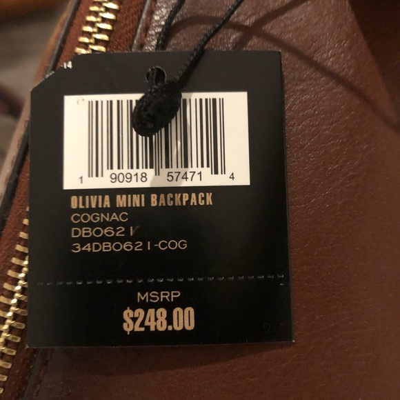 Sold Frye Olivia Mini Backpack - Cognac - Picture 8 of 8